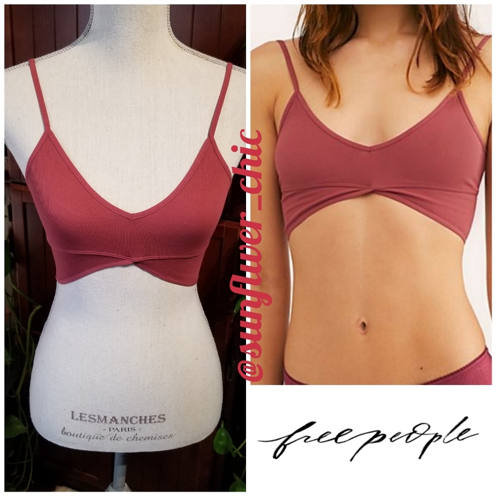 LAST SET!🆕️Bundle of 2 Free People Longline Bras - Picture 2 of 8